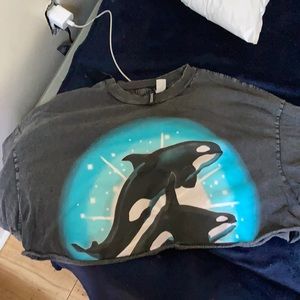 Half shirt size M from fashion nova